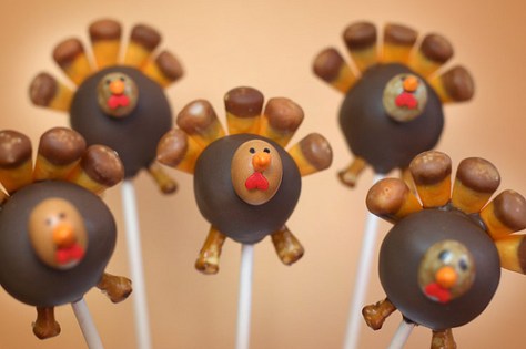 turkey cake pops