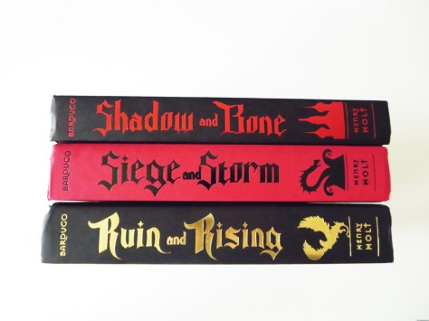 sept15bookhaul-the-grisha-trilogy-leigh-bardugo-hardcover-spines