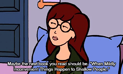 daria - book reading gif